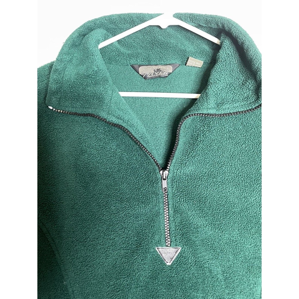 Spindle River Classic Vintage Pullover Mens Size Large Fleece Sweatshirt 1/4Zip - Picture 3 of 9